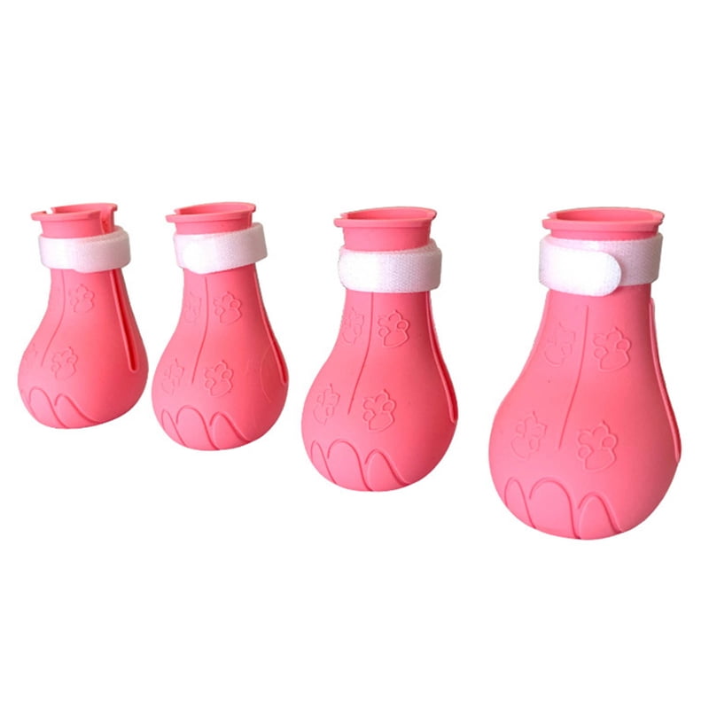 DejavYOU 4Pcs Set Pet Cat Washing Claw Foot Cover Anti Scratch Bath Cat