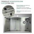 thumbnail image 4 of Transolid Kwsst332210-5 33" Drop In Single Basin Stainless Steel Kitchen Sink - Stainless, 4 of 14
