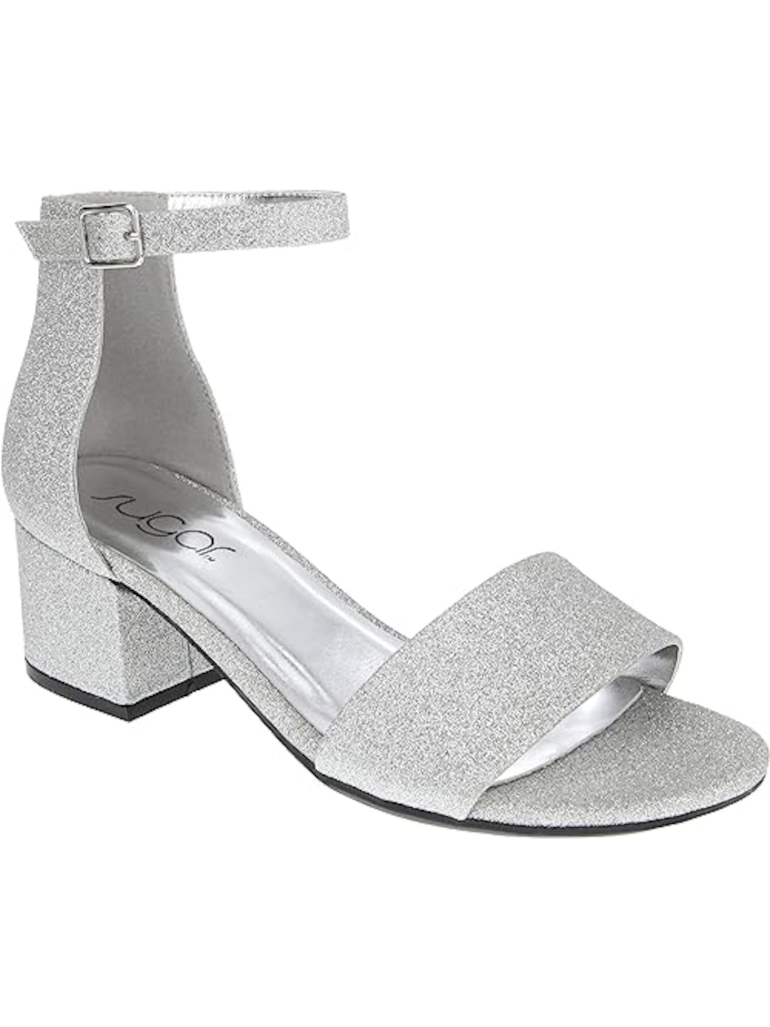 Sugar Women's Noelle Ankle Strap Heel Sandals - Black Open Toe Block Heel, Dressy Pump For Weddings, Parties, Office - View #9