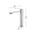 thumbnail image 2 of Elegant Lighting Lena Single Hole Single Handle Bathroom Faucet In Chrome, 2 of 10