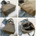 thumbnail image 5 of CoCopeaunts Canvas Hobo Bag for Women Fashion Handbag Hobo Bag Women Large Capacity Yoga Bag School Bag Shoulder Bag 2023, 5 of 8