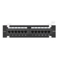 Everest Media 12-Port Keystone Patch Panel (1-Pack) - Removable 6-Port