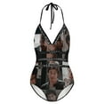 thumbnail image 5 of Ian Somerhalder Vampire Diaries Women's Swimwear Strap One Piece Backless Tummy Control V Neck Swimsuit Summer Beach Vacation Bathing Suit, 5 of 7