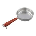 thumbnail image 3 of Stainless steel flat bottomed pan, small frying pan, snowflake patterned pan, 3 of 11