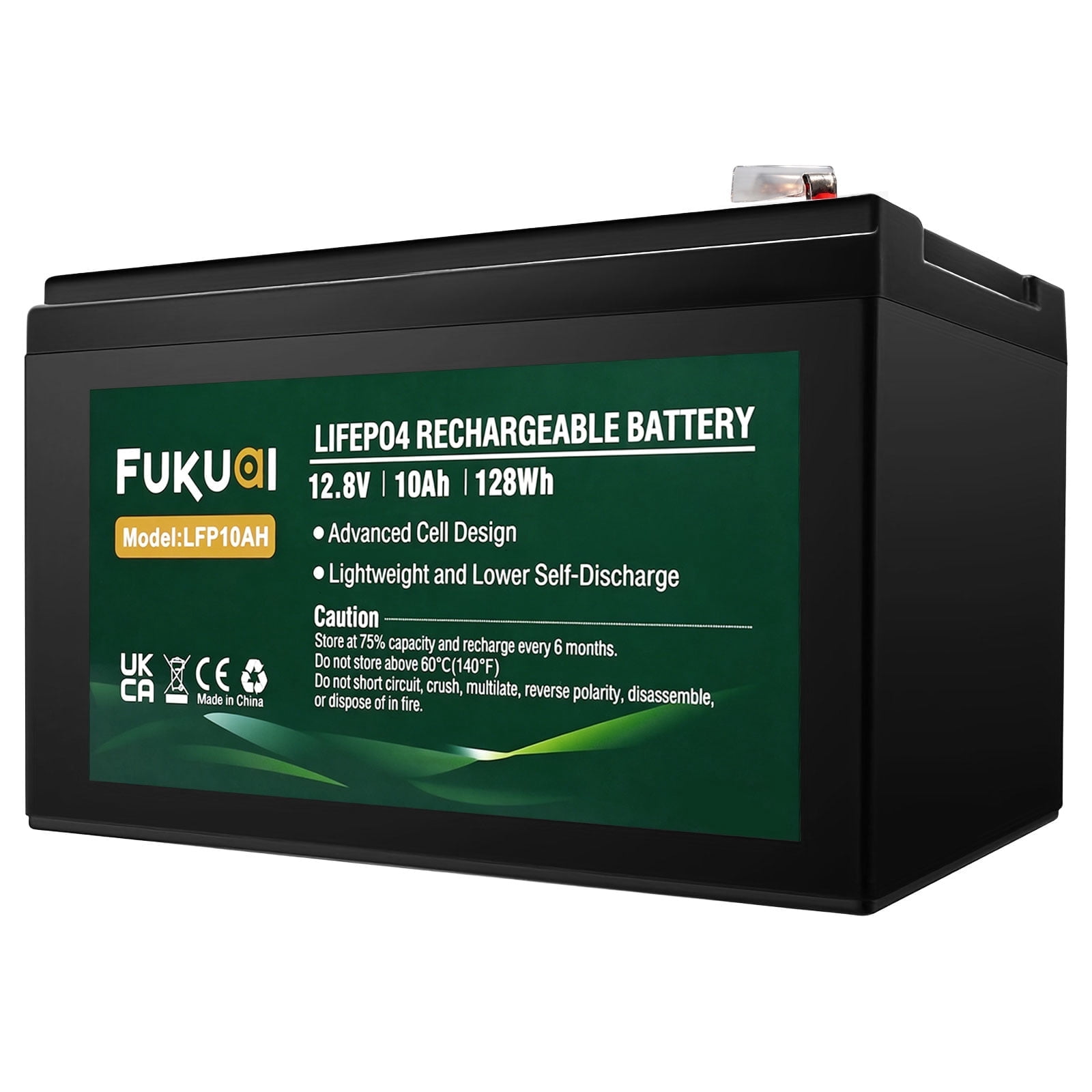 12V 10/15/16/20/30Ah Deep Cycle LiFePO4 Battery, 2000 Cycles Rechargeable Battery, Maintenance-Free Battery for Power Wheels, Solar System, UPS etc