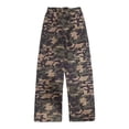 thumbnail image 7 of RUTAYY Women's Pants Casual Loose Fit Print with Large Pockets Drawstring Comfortable Everyday Wear Long Cargo Bottoms Trendy Beach Trousers, 7 of 7