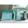 thumbnail image 7 of Ambesonne Throw Pillow Cover 4 Pack, , 24", Teal Eggshell and Sea Blue, 7 of 7