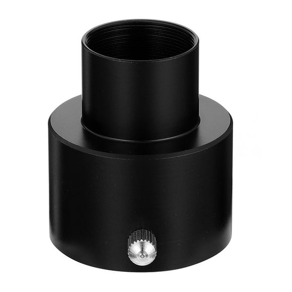 CIMAXIC Telescope Eyepiece Adapter 1.25 Inch Aluminum Black for Extended Focus and Filter Compatibility,1.77"X1.77"X1.77"