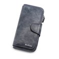 thumbnail image 1 of Cartera de mujer hecha de cuero Carteras Tres pliegues VINTAGE Monederos para mujer Monedero para teléfono móvil Monedero para mujer Carteira Feminina Tan Jianjun unisex, 1 of 2