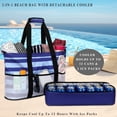 thumbnail image 3 of Bolsa de Playa DSIUE Impermeable con Enfriador para Mujeres, 3 of 8