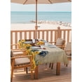 thumbnail image 2 of Outdoor Tablecloth with Umbrella Hole for Patio/Picnic/Party/Camping, Farmhouse Sunflowers Waterproof Table Cloth Rectangle Table Cover Washable, Vintage Roosters Farm Countryside (60"x 120"), 2 of 8