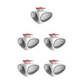 thumbnail image 2 of Youkk 360 Degree Car Rearview Blind Spot Zone Mirror Wide Angle Dual Blind Spot White right 5Set, 2 of 5