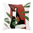 thumbnail image 1 of adviicd Pillowcase Modern Pillowcase Decorative Outdoor Linen Square Pillowcase For Sofa Sofa Beds And Cars 18x18 Inches (45 X 45 Cm), 1 of 5