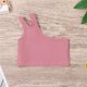 thumbnail image 2 of Gibobby Camisas De Vestir Camiseta sin mangas de baile para niñas pequeñas, camiseta sin mangas con espalda , camiseta deportiva sin mangas para baile, ropa de baile de gimnasia （Vino， 5-6 Años), 2 of 3