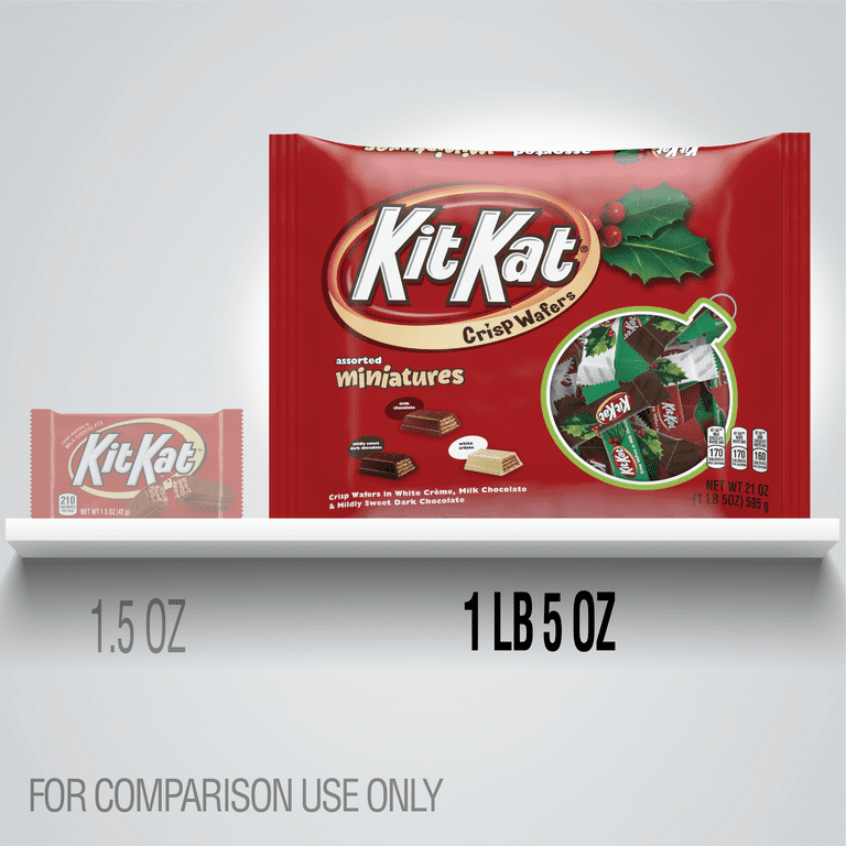 Kit Kat Crisp Wafer Assorted Miniatures Holiday Chocolate Candy, 21 Oz. -  Walmart.com