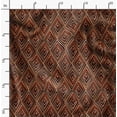 thumbnail image 2 of Soimoi Velvet Brown Fabric By the Yard - 54 Inch Wide - African Tribal Material - Artistic and Modern Patterns for Various Uses Printed Fabric, 2 of 6