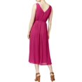 thumbnail image 2 of maison Jules Womens Belted Fit & Flare Dress, Pink, X-Small, 2 of 2