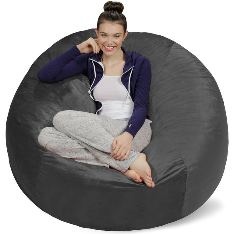 Theater Sacks 5 foot Bean Bag Chair Large Memory Foam Bean Bag