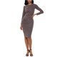 thumbnail image 1 of Betsy & Adam Vestido tubo brillante para mujer, Metálico, 14, 1 of 2