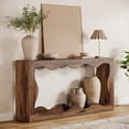 thumbnail image 1 of Tribesigns Table Console de Ferme de 63 Pouces avec Rangement, Table de Canapé derrière Sofa, 1 of 5