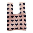 thumbnail image 2 of Shoulder Bag Hobo Bag Casual Women's Knit Tote Bag for Spring Outdoor Pink Base, 2 of 8
