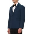 thumbnail image 4 of INSPIRE CHIC Suit Jackets for Men's Solid Color Single Breasted Sports Coat Blazers 2XL Navy Blue, 4 of 4