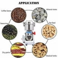 thumbnail image 4 of CJC Grain Mill Grinder Commercial Spice Grinder Stainless Steel Electric Pulverizer Dry Grinder Grinding Machine (2500g, 110V), 4 of 8
