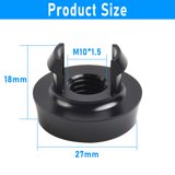 AMONIDA Shift Knob Boot Retainer - M10x1.5 Aluminum Adapter For Manual Transmission Cars (Honda, Acura & More)