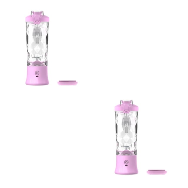Yuarrent Licuadora portátil Exprimidor de 600 ml de alta capacidad Hecho de plástico de grado alimenticio Mezclador de frutas multifuncional Type4 NO4