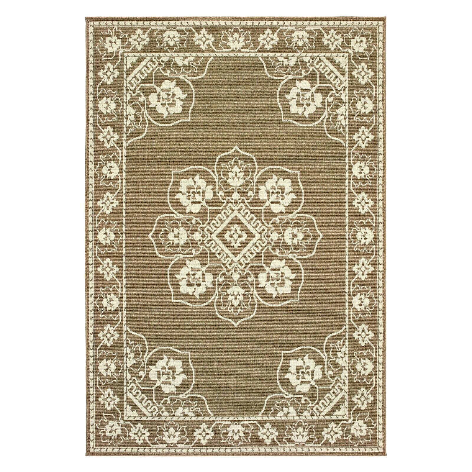 Avalon Home Mackinaw Floral Medallion Indoor/Outdoor Area Rug