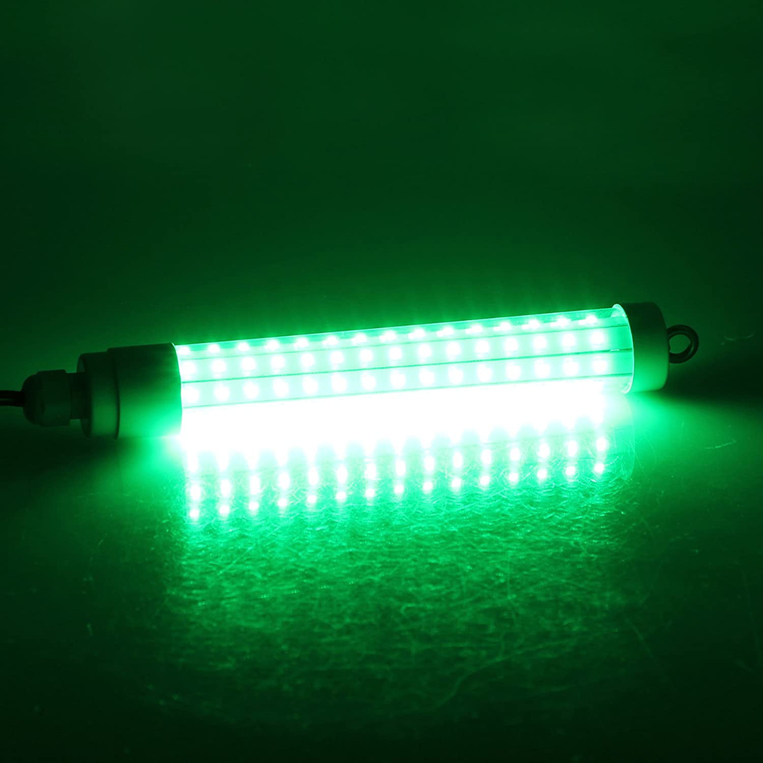 1200000Lumens 12V 120 LED Green Underwater Fishing Light Lamp Fish Attract  10W