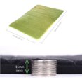 thumbnail image 3 of Green Memory Foam Bath Mat Rugs Non Slip Absorbent Bathroom Rug Carpet Super Water Absorption Bathroom Carpet Machine Washable Quick Dry Non-Slip Thick Bath Mat 17" X 24" Green, 3 of 5