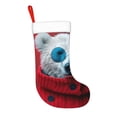 thumbnail image 2 of Rateoe Stylish Polar Bear Sunglasses Print Christmas Stockings,18 Inch Large Christmas Stockings Decoration Ornaments for Holiday Home Fireplace Indoors, 2 of 7
