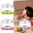 thumbnail image 1 of Xihbxyly Máquina para Hacer Yogur, Fermentación Automática, Revestimiento de Acero Inoxidable, Desayuno Fácil de Preparar, Yogur Saludable, Vino de Arroz y Natto, Uso Familiar, Capacidad de 1 L, Colo, 1 of 6