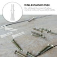 thumbnail image 2 of 200pcs Plastic Expansion Pipe Column Concrete Anchor Wall Plug Fixings Tube, 2 of 8