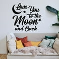 thumbnail image 4 of Handmadetneonsign Love You To The Moon And Back Words Metal Wall Art Light, Letters Quote Sayings Metal Sign Wall Decor, Home Metal Decor, 4 of 5
