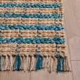 thumbnail image 4 of Safavieh Cape Cod Ronni Distressed Area Rug, Turquoise/Natural, 8' x 10', 4 of 11