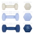 thumbnail image 4 of Set de 6 Mancuernas ELEVA C/ Rack Peso Variable Hexagonales, 4 of 8