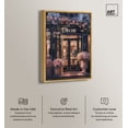thumbnail image 2 of Elegant Night Storefront II Canvas Fashion and Glam by Art Remedy, Gold Frame, 20" x 30", 2 of 7