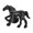 Black, variant on Zinc Alloy Furniture Handle Door Cabinets Knobs In Horse Shape, Long Lasting Beauty And Functionality, Various Color Options