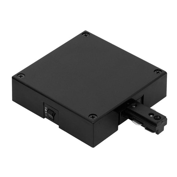 Cal Lighting 7.5 Amp Single Live End Metal Current Delimiter in Black