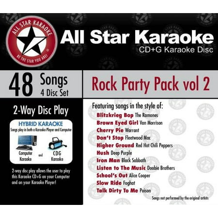 Karaoke: Rock Party Pack, Vol. 1