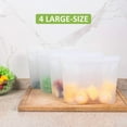 thumbnail image 4 of Senya Reusable Storage Bag, 8 Pack Silicone Food Storage Bags Stand Up Silicone Zip Lock Bags for Food Container, 4 of 8