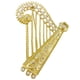 thumbnail image 1 of Broche de arpa, Pin creativo para ropa, broche de Metal, instrumento, Pin de solapa, decoración para traje, 1 of 8