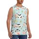thumbnail image 2 of Fotbe Cute Cows Men's Camiseta sin Mangas Estampada para Hombres, Playera Casual para Gimnasio, Entrenamiento, Playa-Small, 2 of 7