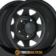 thumbnail image 4 of 15x10 Black Rock 929B Blackjack Matte Black Wheel 8x6.5 (-38mm), 4 of 5