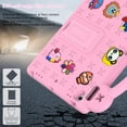 thumbnail image 7 of TECH CIRCLE for iPad 9th/8th/7th Gen 10.2" Kids Case,Cartoon Panda Shockproof Rugged Lightweight Convertible Handles Stand Kid Friendly Case with Pencil Holder for iPad 10.2 2021/2020/2019,Pink, 7 of 7