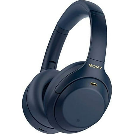 Sony WH-1000XM4 Wireless Noise-Cancelling Over-The-Ear Headphones Midnight Blue