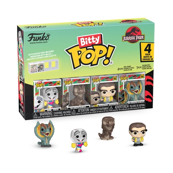 Funko Bitty POP 4 Pack: Jurassic Park - Mr. DNA Collectible Vinyl Mini Figure