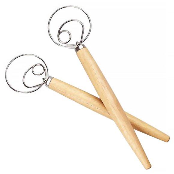 Matsuzay Jooan's Kitchen-batidor de alambre para el hogar, cocina, batidor de huevos, harina, mezclador inoxidable, herramienta para hornear, 2 Herramientas y accesorios para hornear